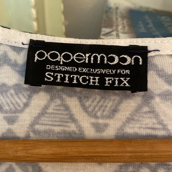 Papermoon faux wrap dress designed by Stitch Fix - Picture 2 of 5